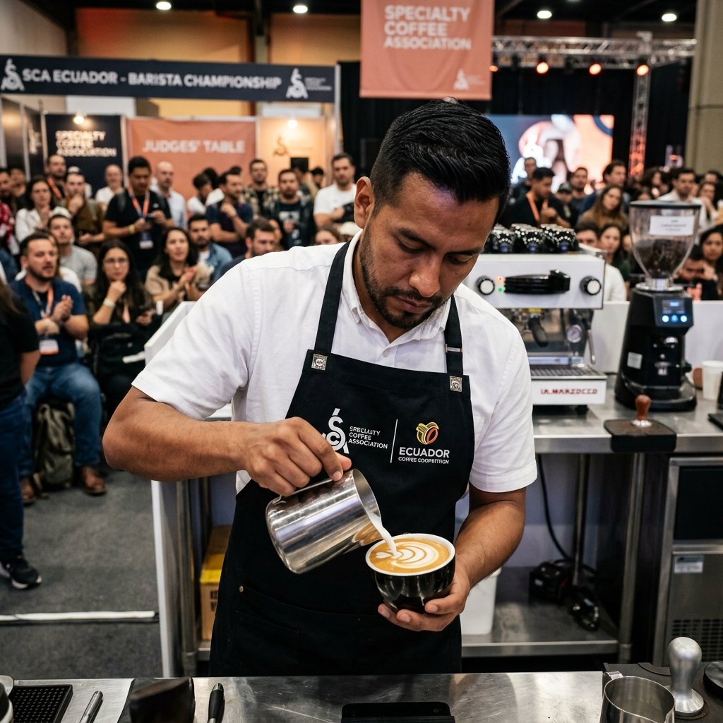 Barista SCA en competencia